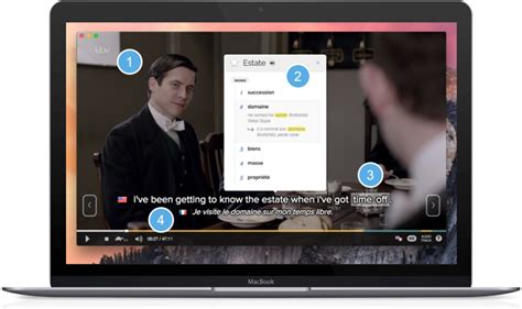 Fleex: apprenez l'anglais avec vos films et séries TV.